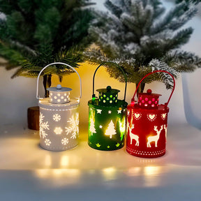 Christmas Candle Lights LED Small Lanterns Wind Lights