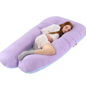 U-shape pillow  Throw Pillows 70x130cm-S11-Purple-blue The Khan Shop