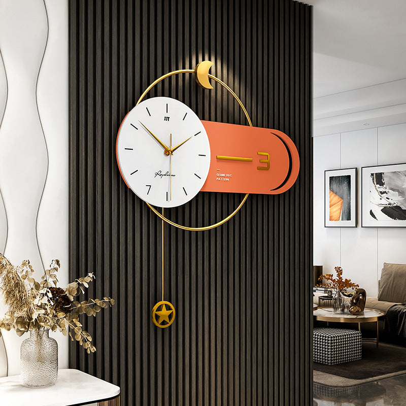 Modern Simple Wall Clock Home Decoration Clock Light Luxury Wall Clock  Wall Decoration  The Khan Shop