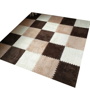 Large Area Room Cube Floor Mats Beside The Bed  Area Rugs Dark-coffee-light-coffee-white-30x30cm-thickened-1 The Khan Shop