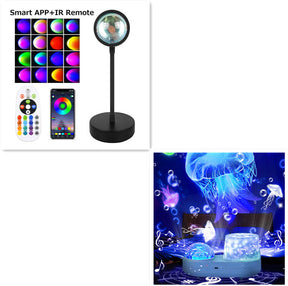 Sunset Projection Lamp  Wall Decoration APP-24KEY-Set-USB The Khan Shop