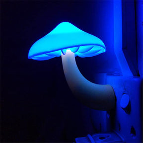 LED Night Light Mushroom Wall Socket Lamp  Wall Decoration  The Khan Shop