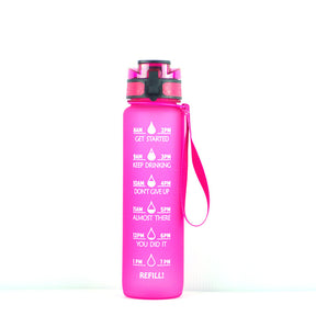 Transparent Flask Water Bottle 1000ml  DrinkWare J-1000ML The Khan Shop