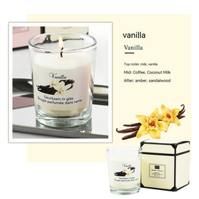Plant Candles Aromatherapy Glass Romantic Fragrance The Khan Shop