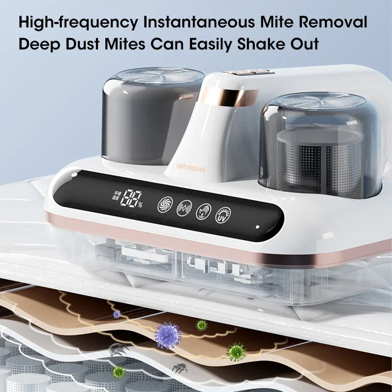 New Mattress Vacuum Mite Remover Cordless Handheld Cleaner The Khan Shop