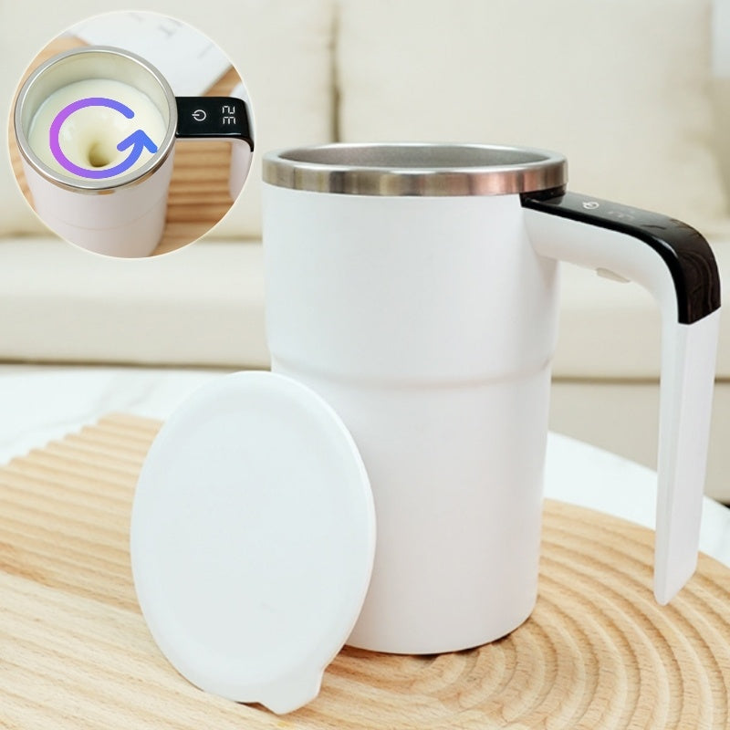 Electric Coffee Mug USB Rechargeable Automatic Magnetic The Khan Shop