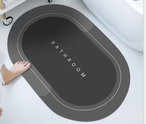 Bathroom Absorbent And Quick-drying Floor Mat  Bathroom Accessories Dark-Grey-60x90-1PCS The Khan Shop
