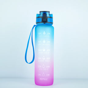 Transparent Flask Water Bottle 1000ml  DrinkWare  The Khan Shop