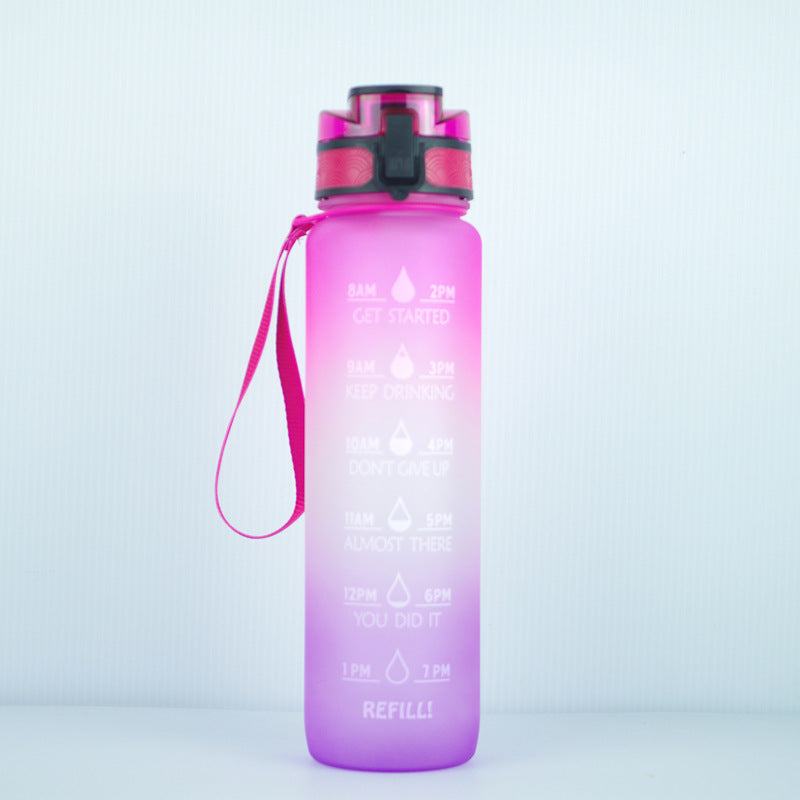 Transparent Flask Water Bottle 1000ml  DrinkWare E-1000ML The Khan Shop