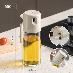 2 In 1 Oil Sprayer Bottle BBQ Cooking Oil Dispenser Olive Oil Pourers Sprayer  CookWare  The Khan Shop