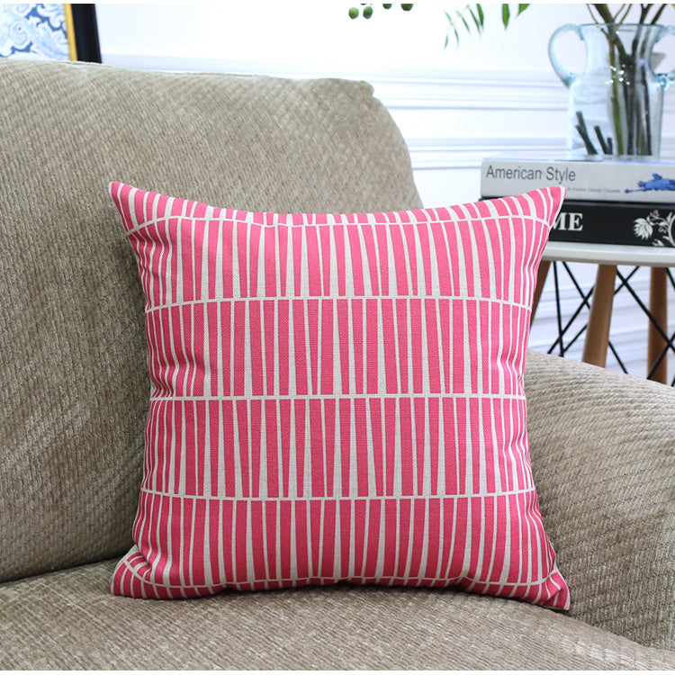 Nordic Color Geometric Throw Pillows  Throw Pillows Q4674-45x45cm The Khan Shop