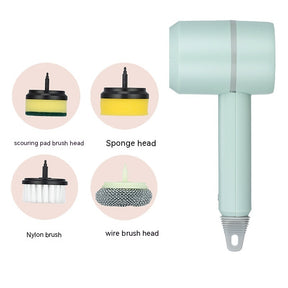 Electric Cleaning Brush Dishwashing Brush Automatic Wireless USB Rechargeable The Khan Shop