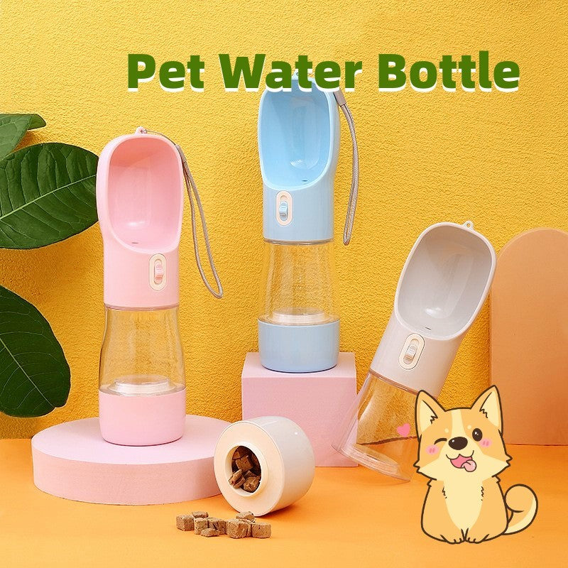 Pet Dog Water Bottle Feeder Bowl Portable Water Food Bottle The Khan Shop