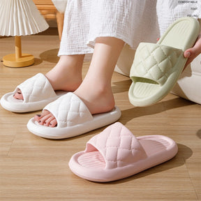 New Rhombus Home Slippers Summer Non-slip Floor The Khan Shop