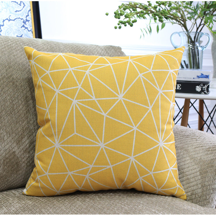 Nordic Color Geometric Throw Pillows  Throw Pillows Q4669-45x45cm The Khan Shop