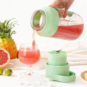 New Arrival Summer Electric Juicer Portable Large Capacity 1500ml  Sipper & Bottle  The Khan Shop