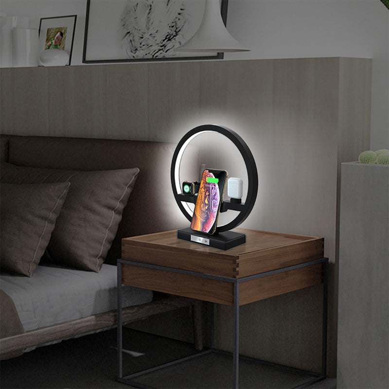Wireless Charger Stand Table Lamp The Khan Shop