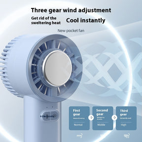 Summer Gadget Handheld Turbo Jet Fan Mini Portable The Khan Shop