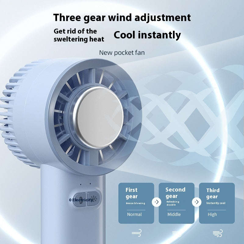 Summer Gadget Handheld Turbo Jet Fan Mini Portable The Khan Shop