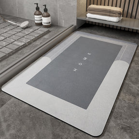 Cushion Cushion Bathroom Sliding  Door  Floor  Bathroom Foot Mat  Bathroom Accessories Grey-Rectangle-50x80cm The Khan Shop