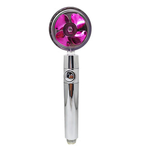 Shower Head Water Saving Flow 360 Degrees Rotating  Bathroom Accessories Purple The Khan Shop