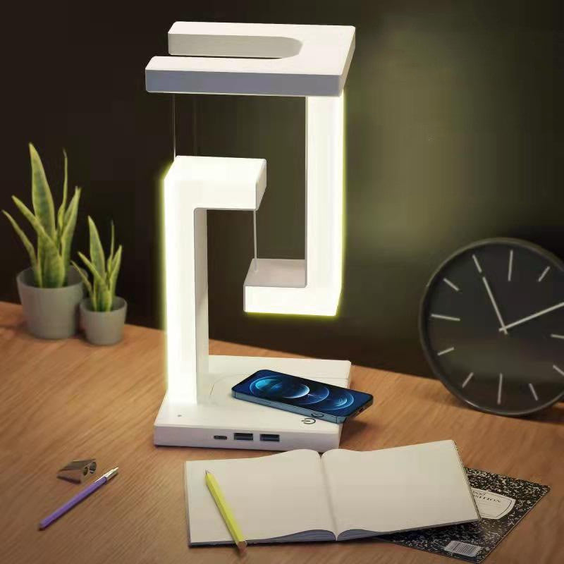 Creative Smartphone Wireless Charging Suspension Table Lamp The Khan Shop