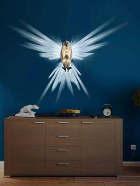 Modern Creative Bird Wall Lamp Owl Eagle Shape Projector The Khan Shop