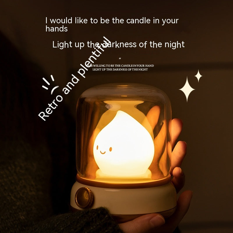 Retro Small Night Lamp Bedroom Mini Desktop LED Cute Night Lamp The Khan Shop
