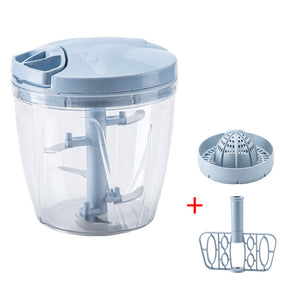 Hand-pulled Meat Grinder Household Small Stirrer Juicer  Portable Juicer Machine Nordic-Blue The Khan Shop