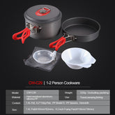 Outdoor Cookware Set Pot Equipment Portable Pot  CookWare A The Khan Shop