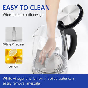 Electric Kettle Water Boiler, 1.8L Electric Tea Kettle  Electric Kettle  The Khan Shop