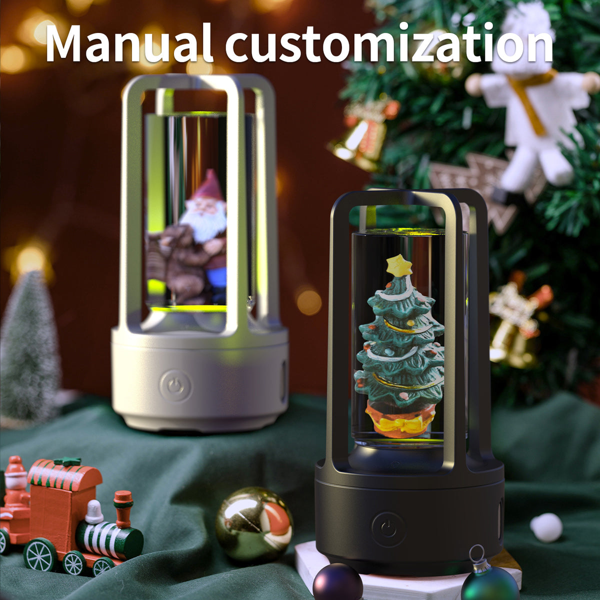 No Accessories 2 In 1 DIY Audio Crystal Light And Bluetooth Speaker Gift Touch Resin Night Light The Khan Shop