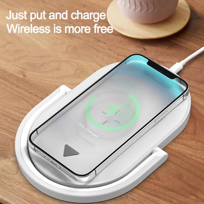 3 In 1 Foldable Wireless Charger Night Light Wireless Charging Station The Khan Shop