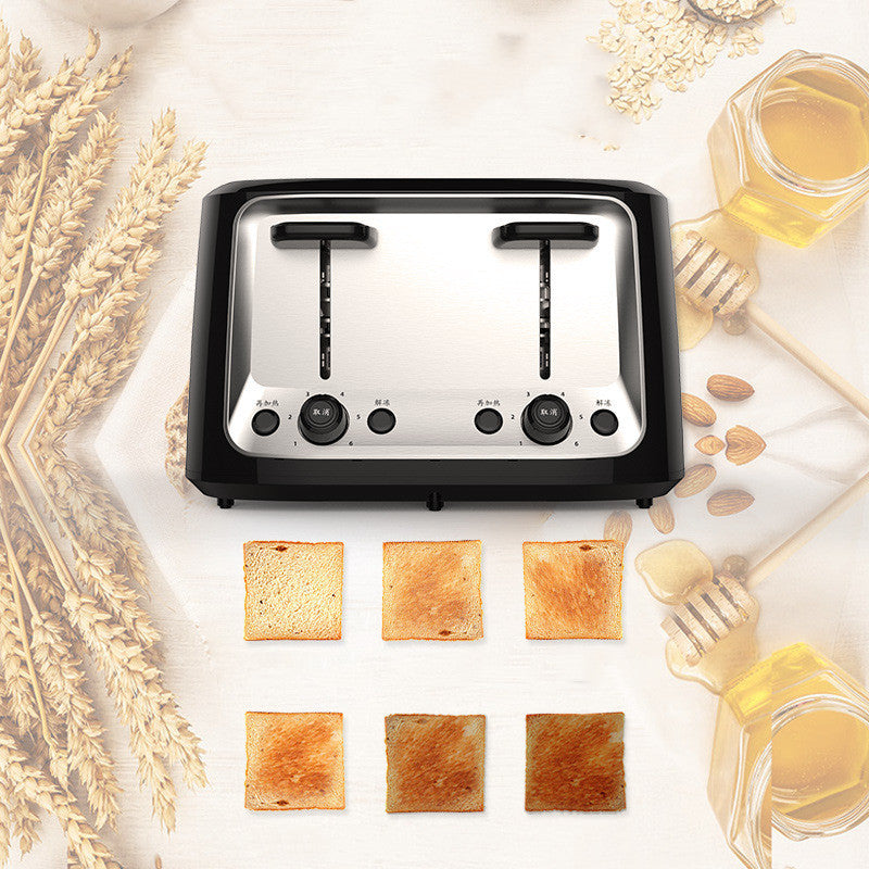 Home Automatic Multifunctional Toaster Four Slot Export KHAN SHOP LLC toaster