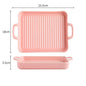 Ceramic bowl for oven KHAN SHOP LLC oven Light-pink