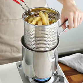Deep Fry Delicious Meals With This Japanese Tempura Frying Pot  Perfect For French Fries Chicken  More