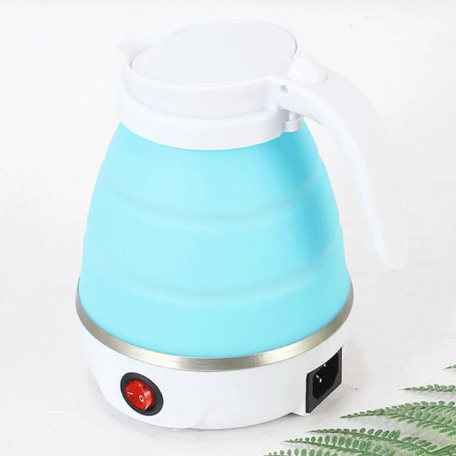 saengQ Travel Household Folding Kettle  Electric Kettle blue-600ml-EU The Khan Shop